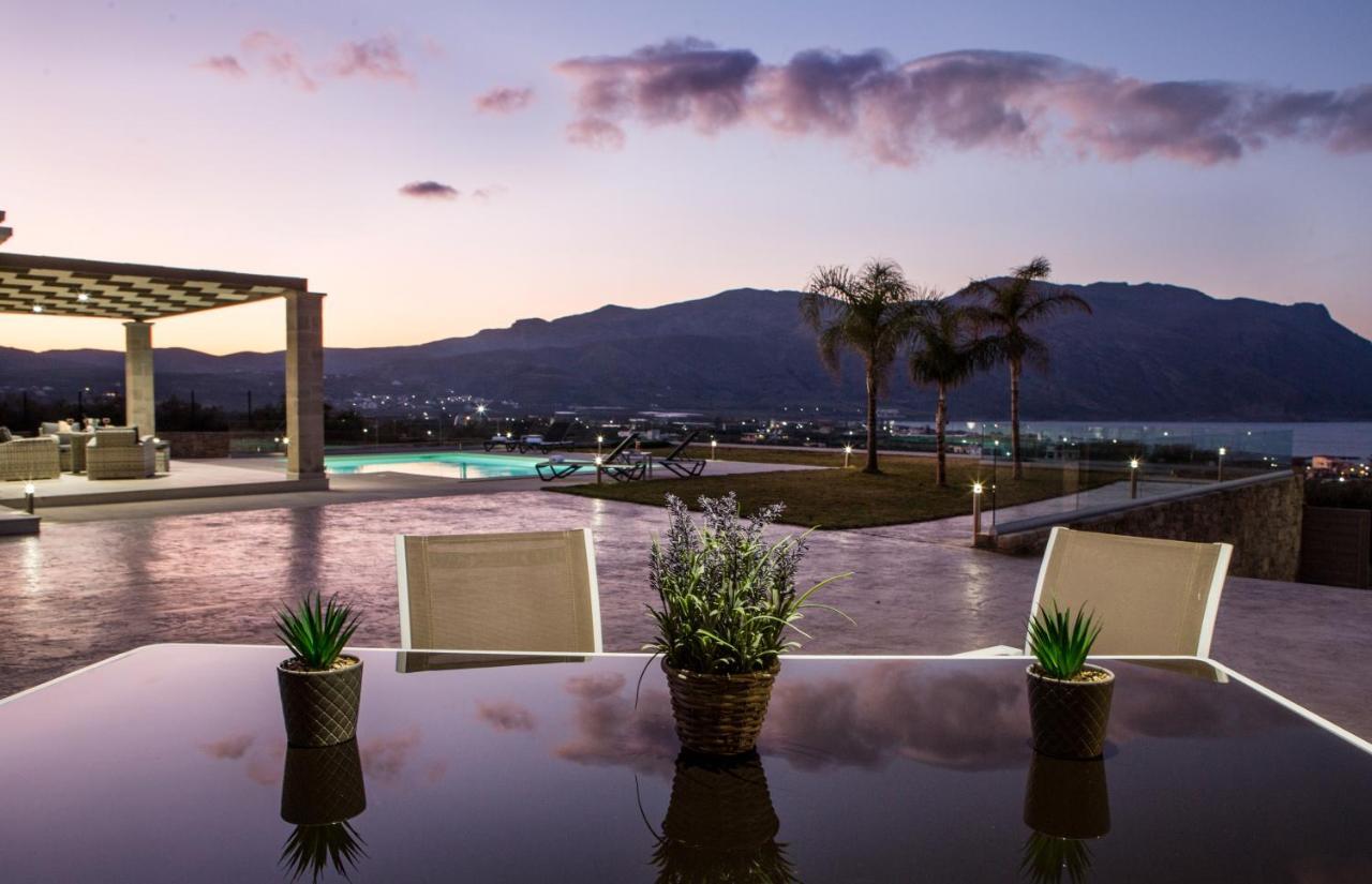 Larimar Luxury Sea View Villa Kissamos Exterior photo