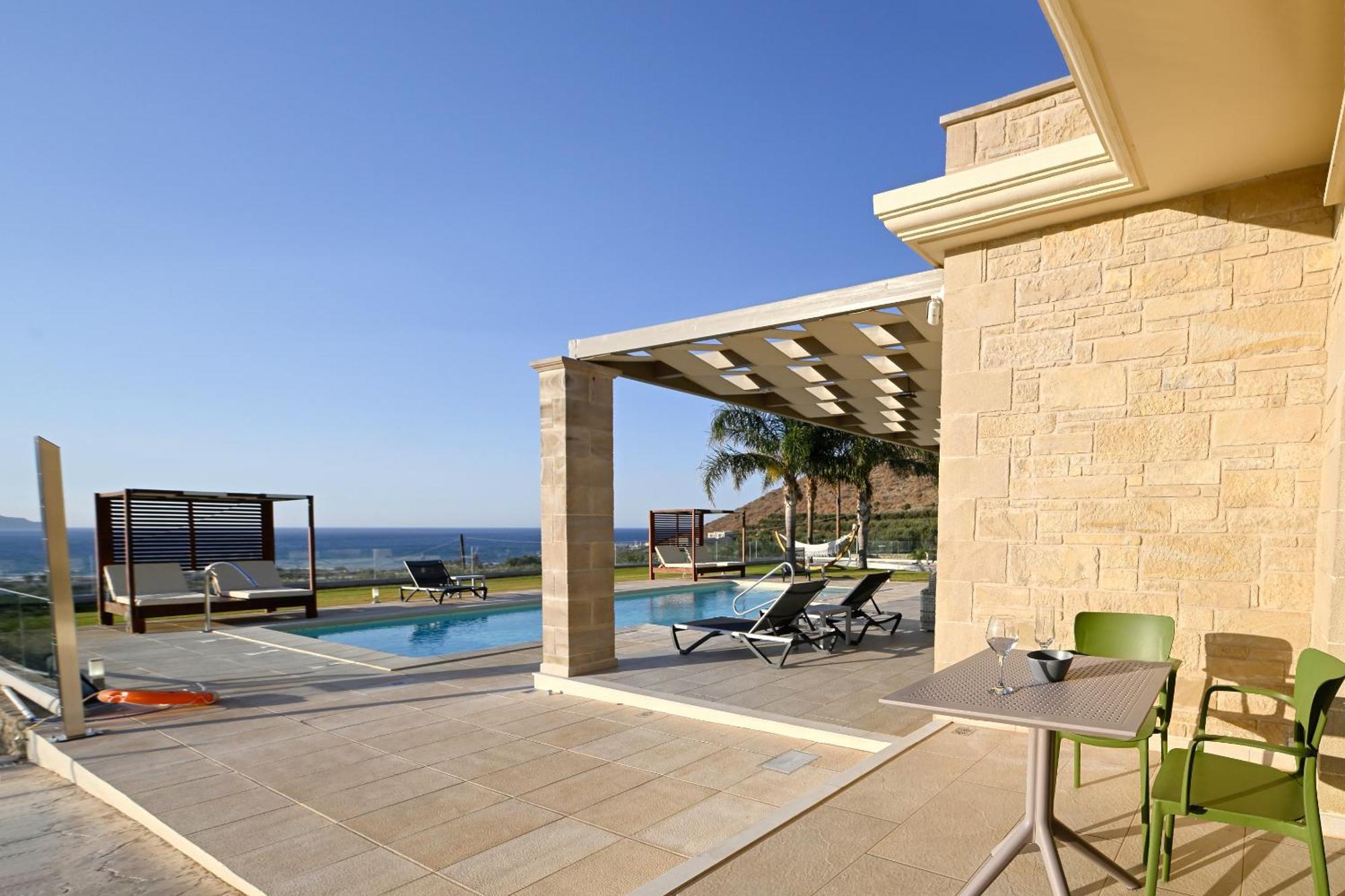 Larimar Luxury Sea View Villa Kissamos Exterior photo