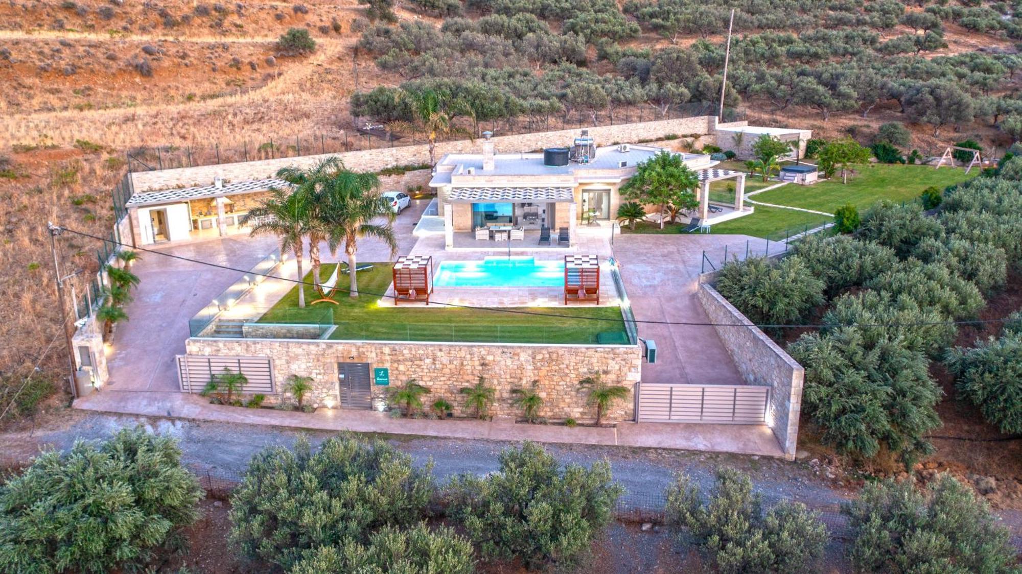 Larimar Luxury Sea View Villa Kissamos Exterior photo